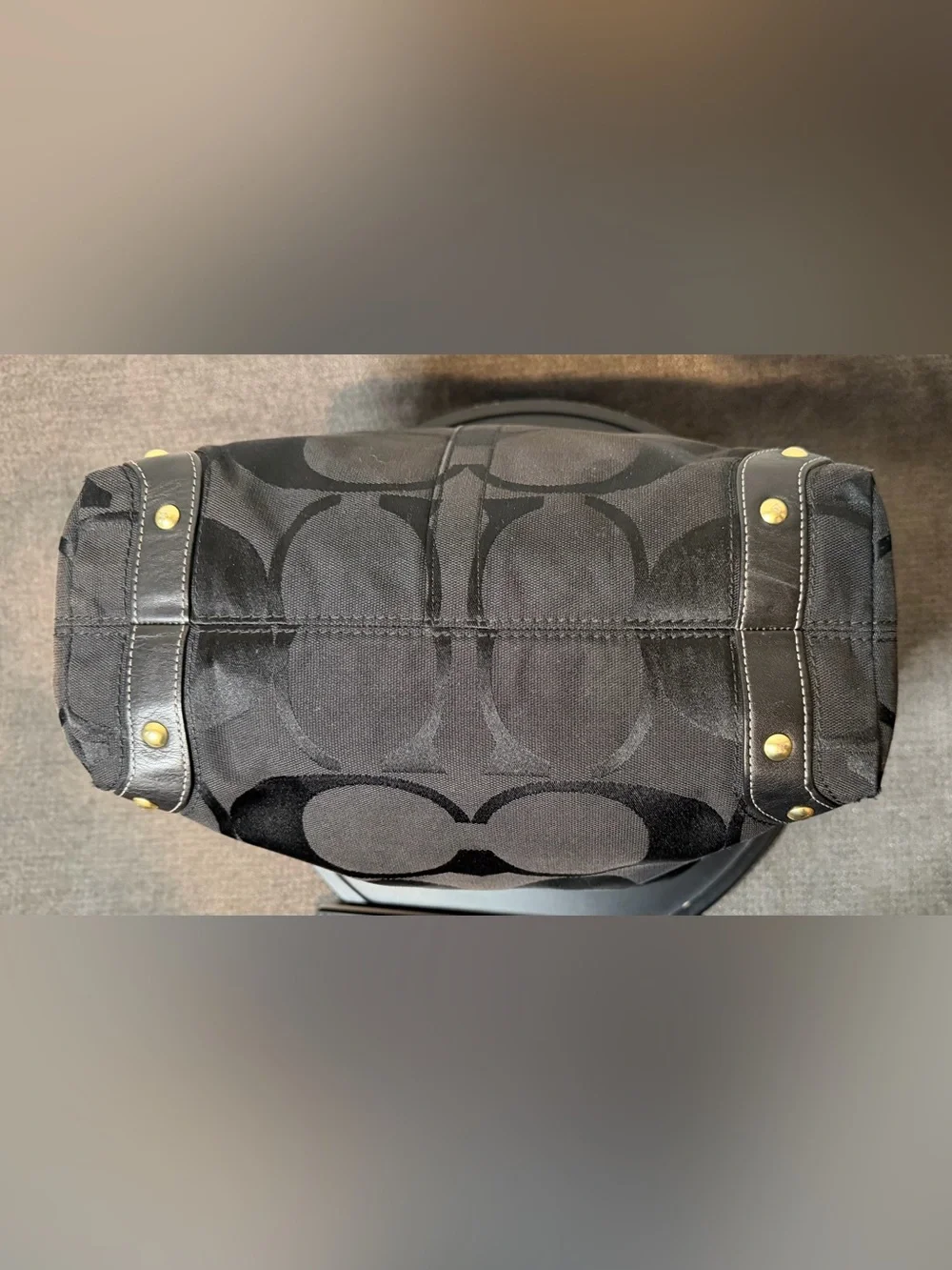 Coach Carly Large Black Hobo Bag No.F0873-10620
